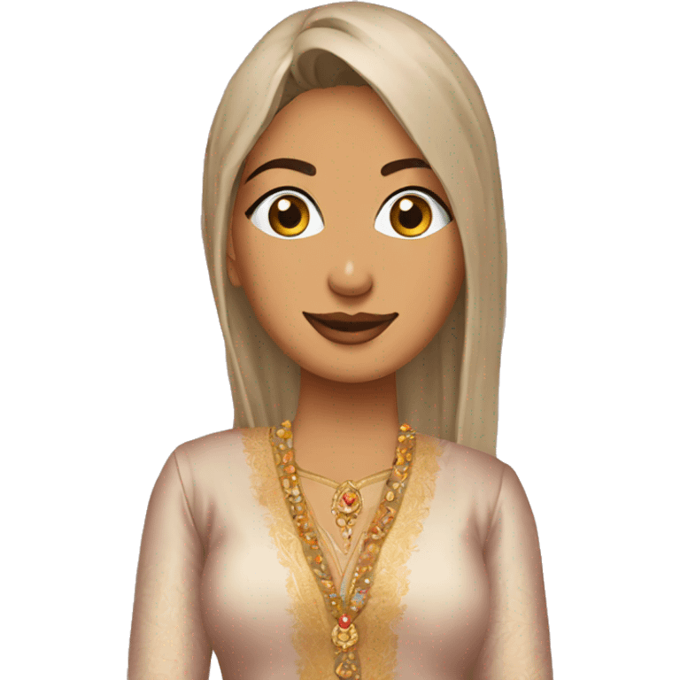 Punjabi suit women  emoji