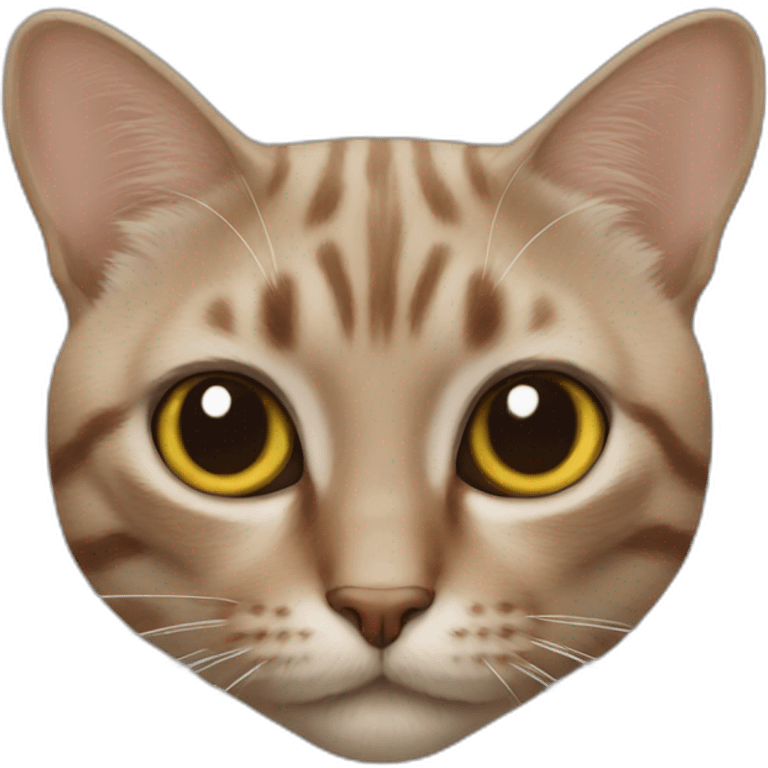 Un chat en forme de caca emoji