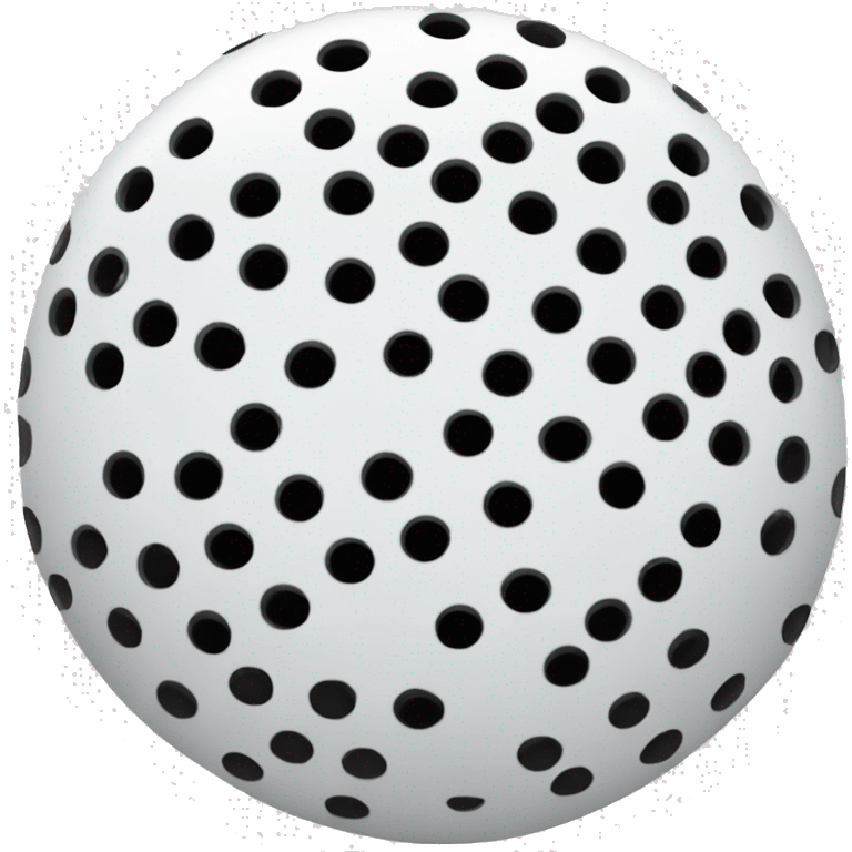 Hockey ball with holes emoji