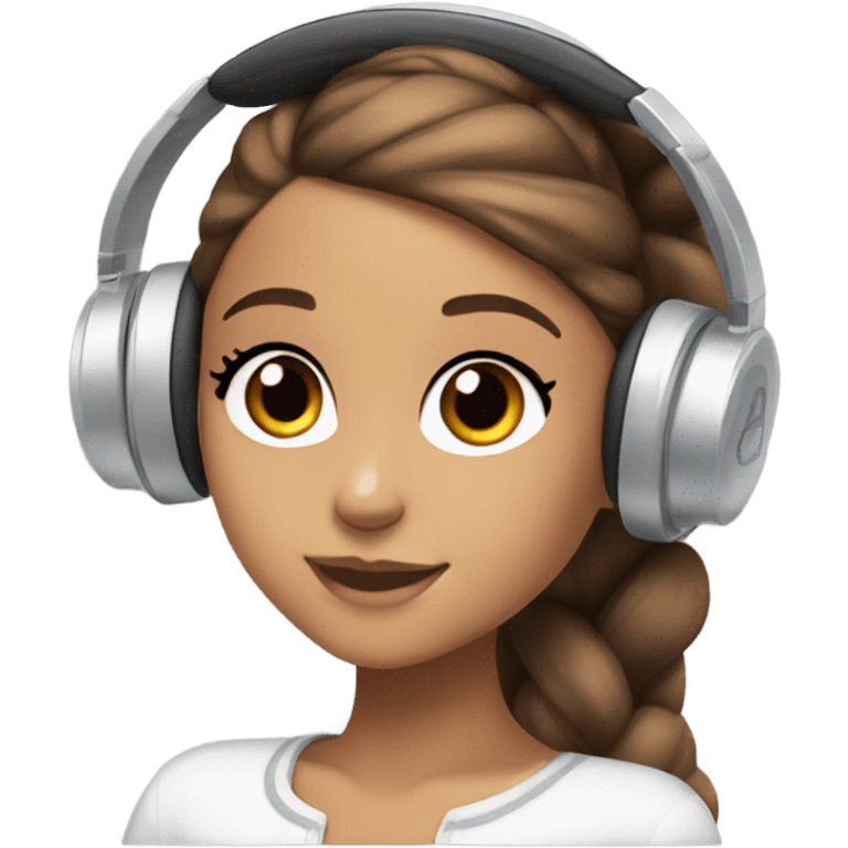 Ariana grande wearing headphones  emoji