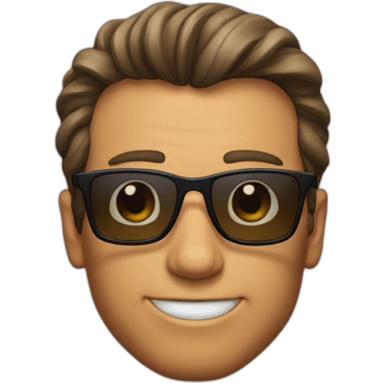 Arnold whith sunglasses emoji