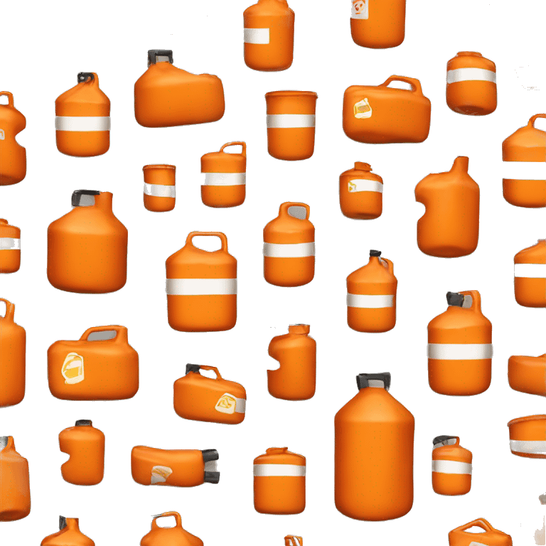 orange gasoline container emoji