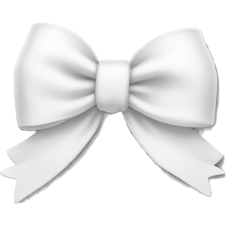 White bow emoji