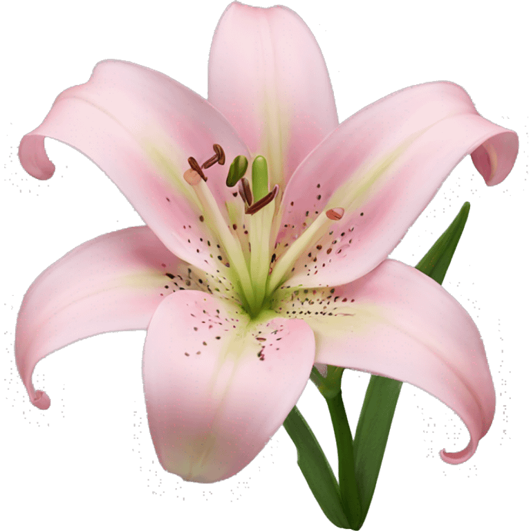 light pink lilium emoji