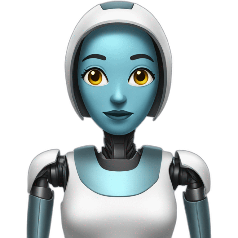 Robot woman emoji