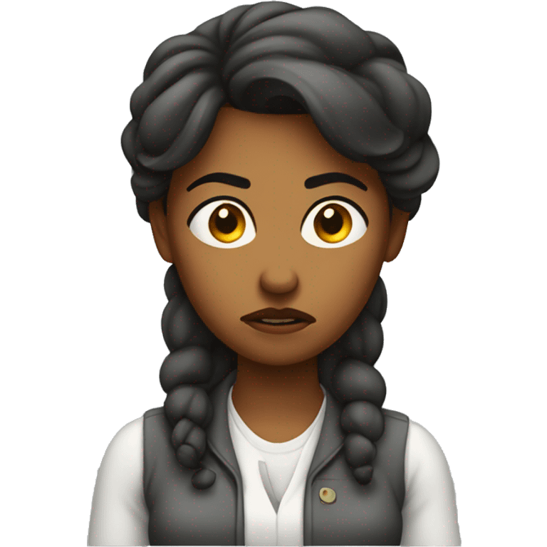 irritated woman emoji