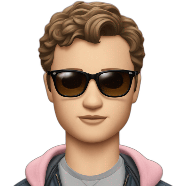 Ansel Elgort baby driver emoji