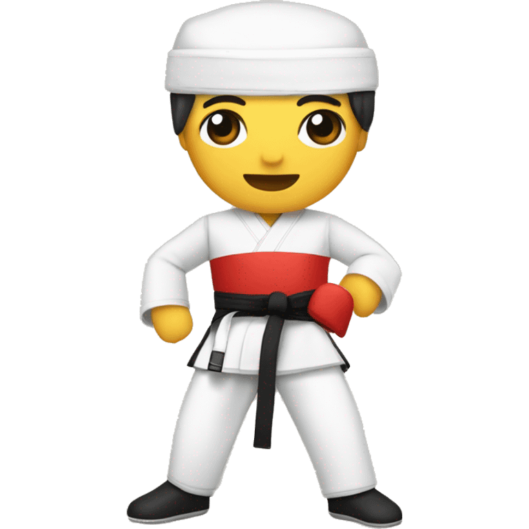 Crear un  emoj donde la imagen seaun dobook de taekwondo 🥋  emoji