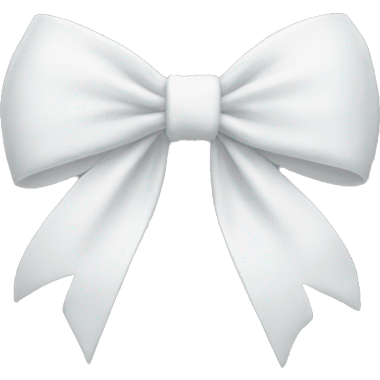 White bow emoji