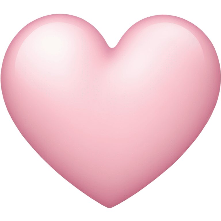 Light pink heart emoji