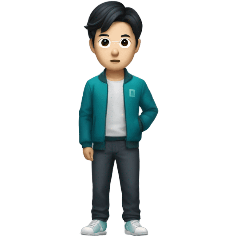 Hwang Jun ho from squid games emoji