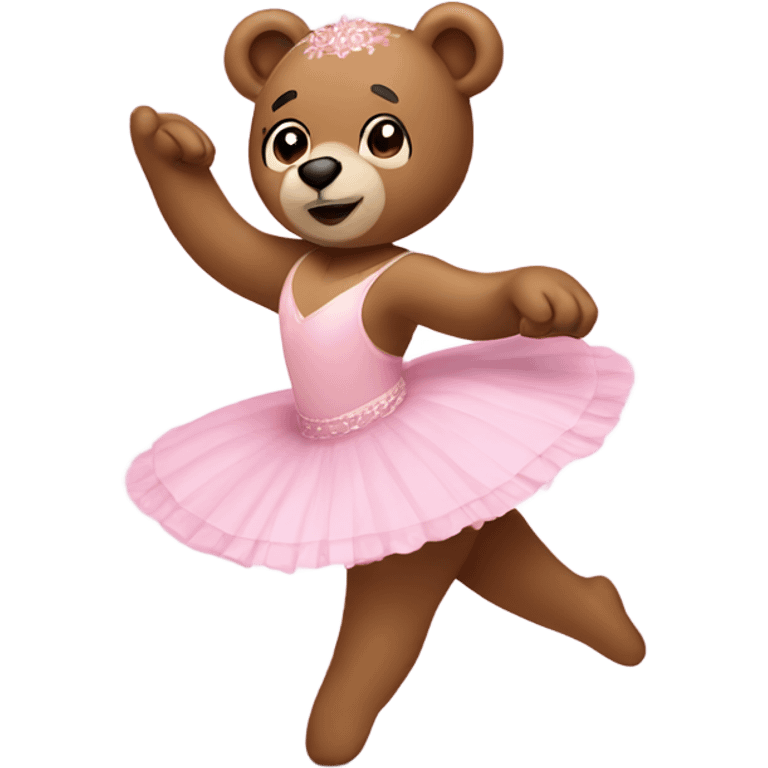 ballet bear emoji