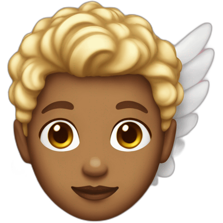 cupid light skin with wings emoji