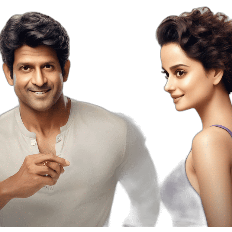 Hritik Roshan and Kangna Ranaut emoji