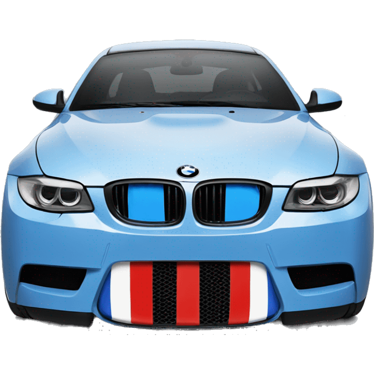 Bmw blue red white grill emoji