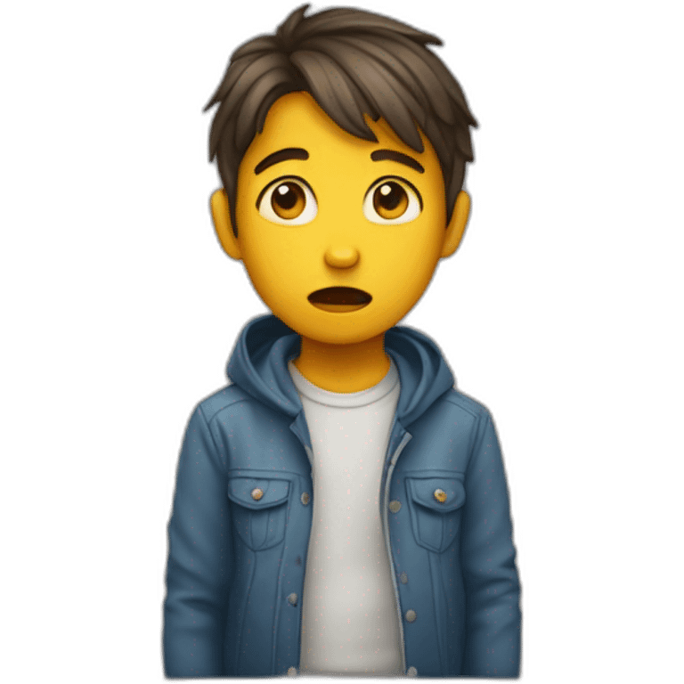 Enfant qui pleure emoji