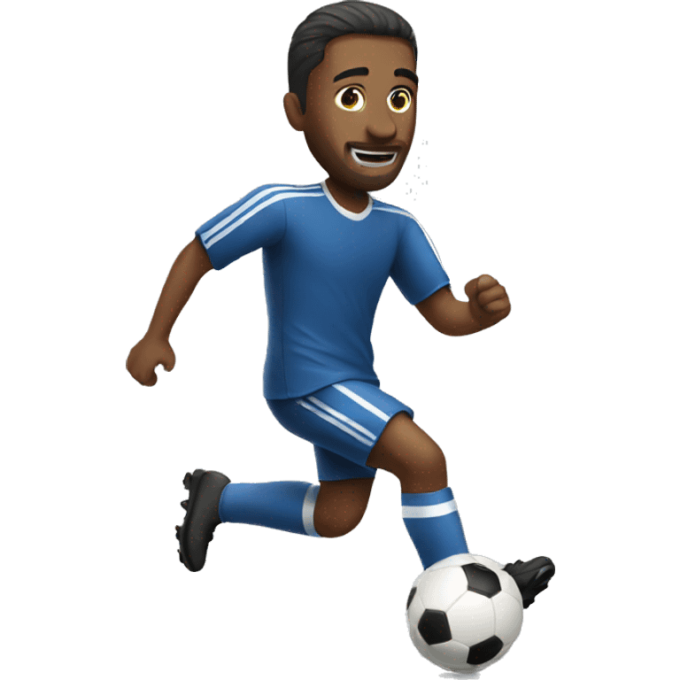 Man playing soccer  emoji