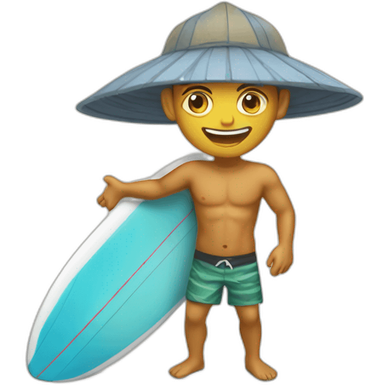 bali surfer  emoji