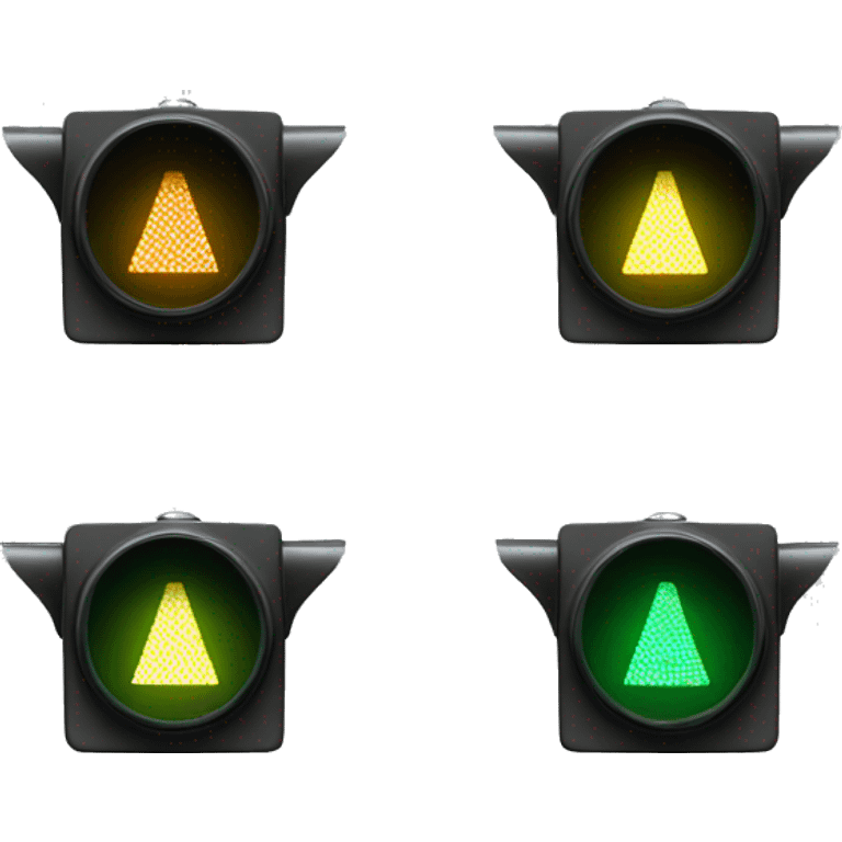 green traffic light emoji