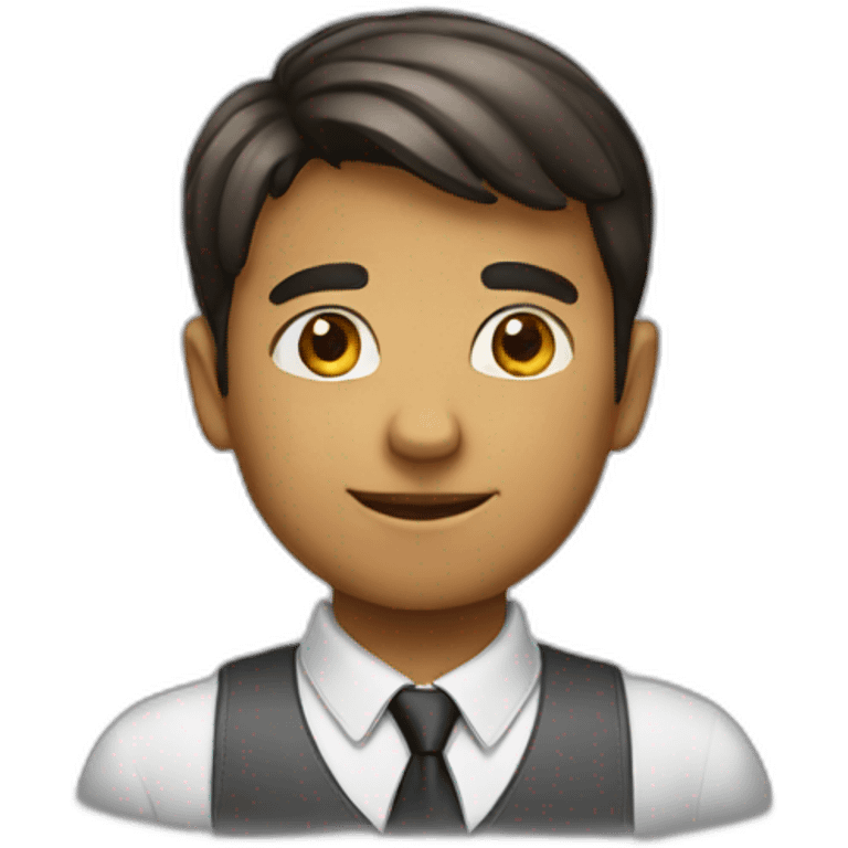 Smart boy emoji