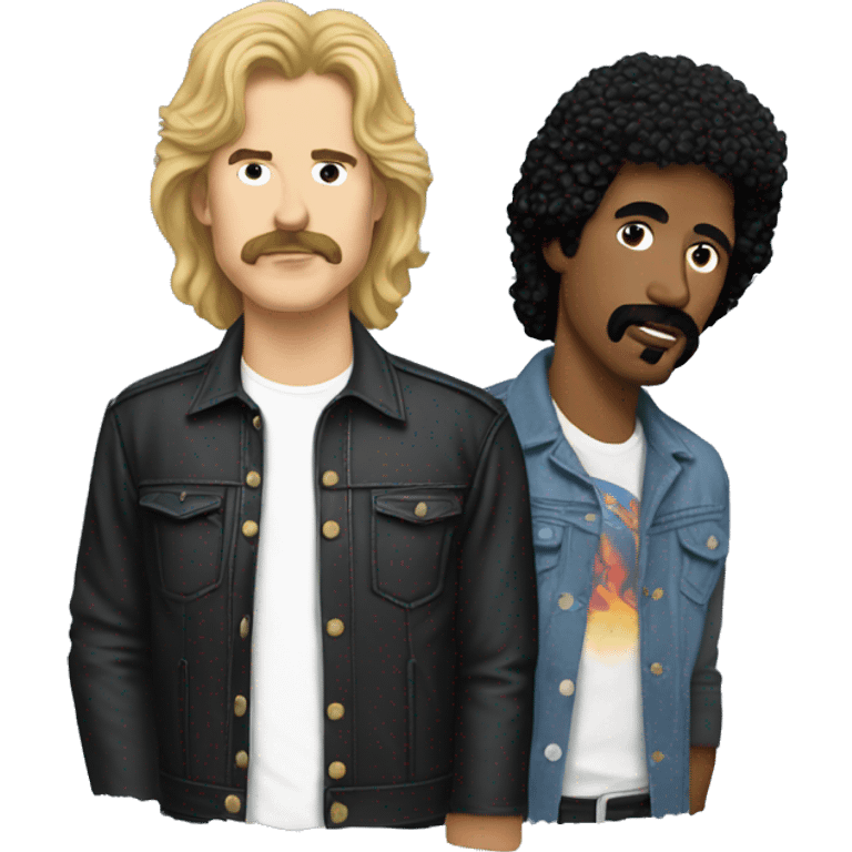 hall and oates emoji