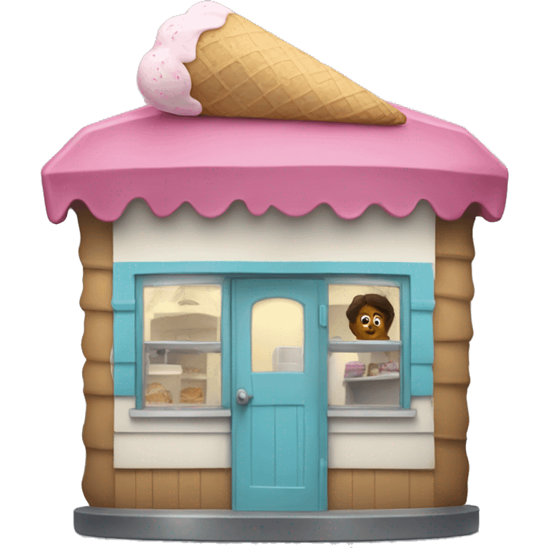 Ice cream shack  emoji