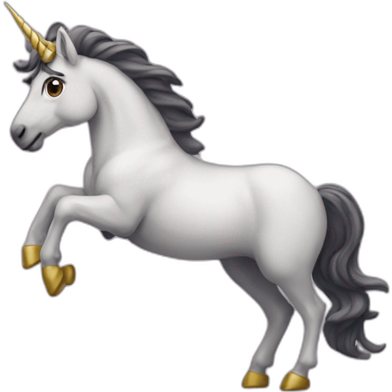 Caca sur une licorne emoji