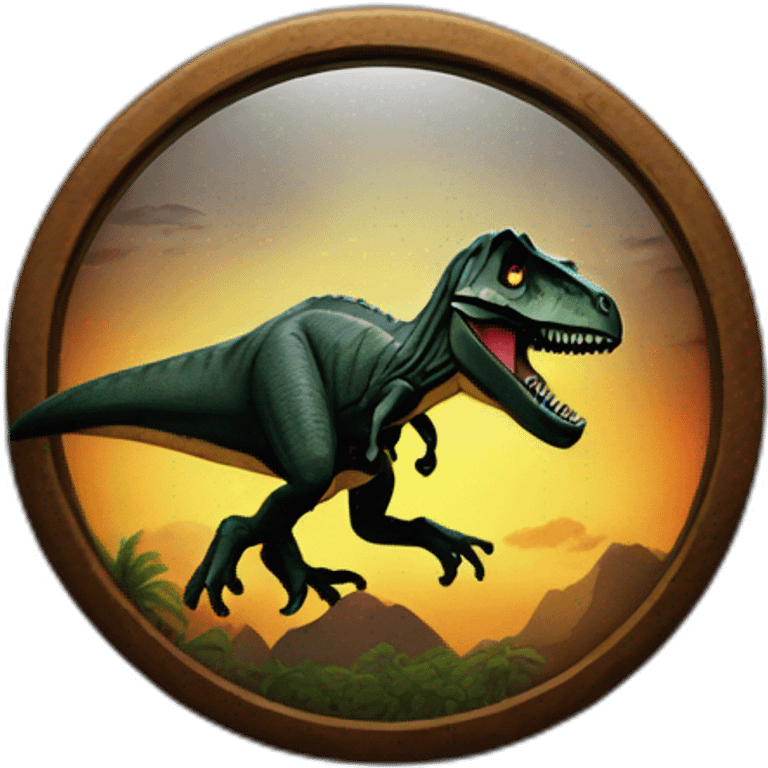 Jurassic park logo emoji