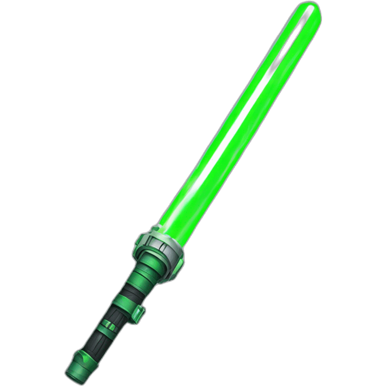 green lightsaber emoji