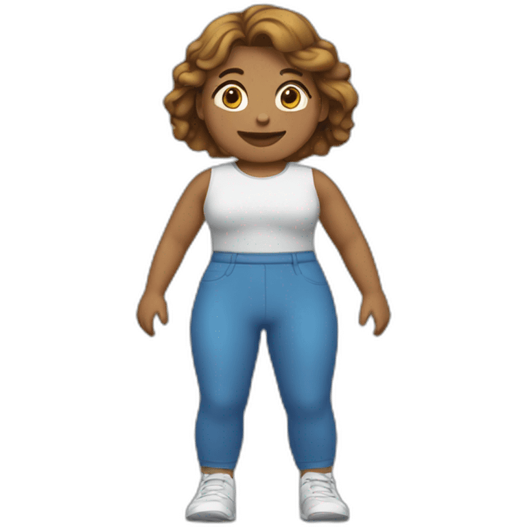 Woman fit emoji