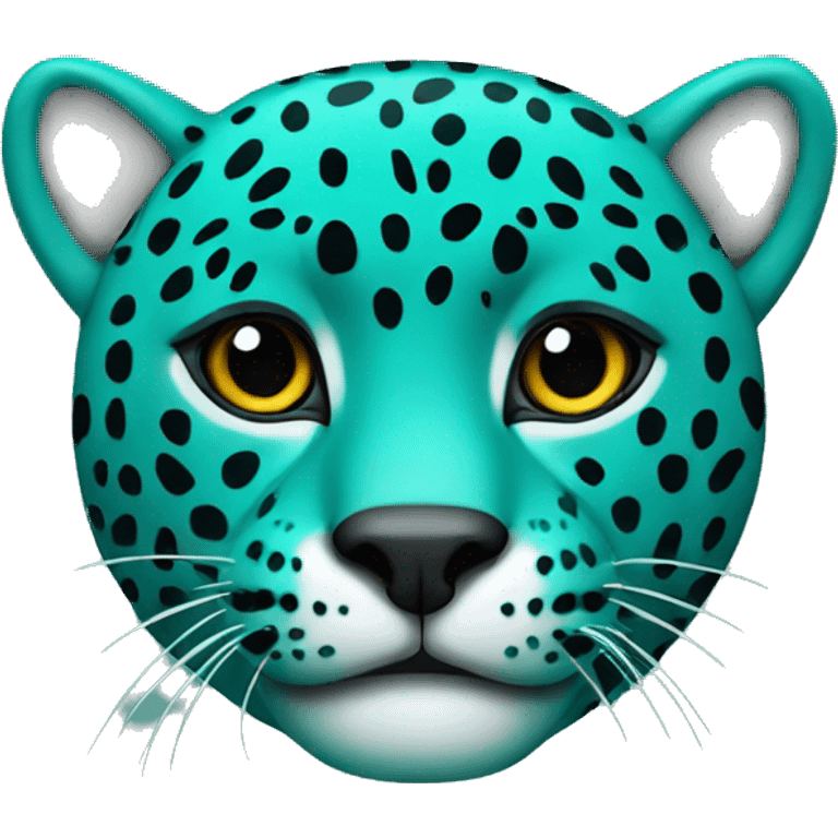 Teal jaguar emoji