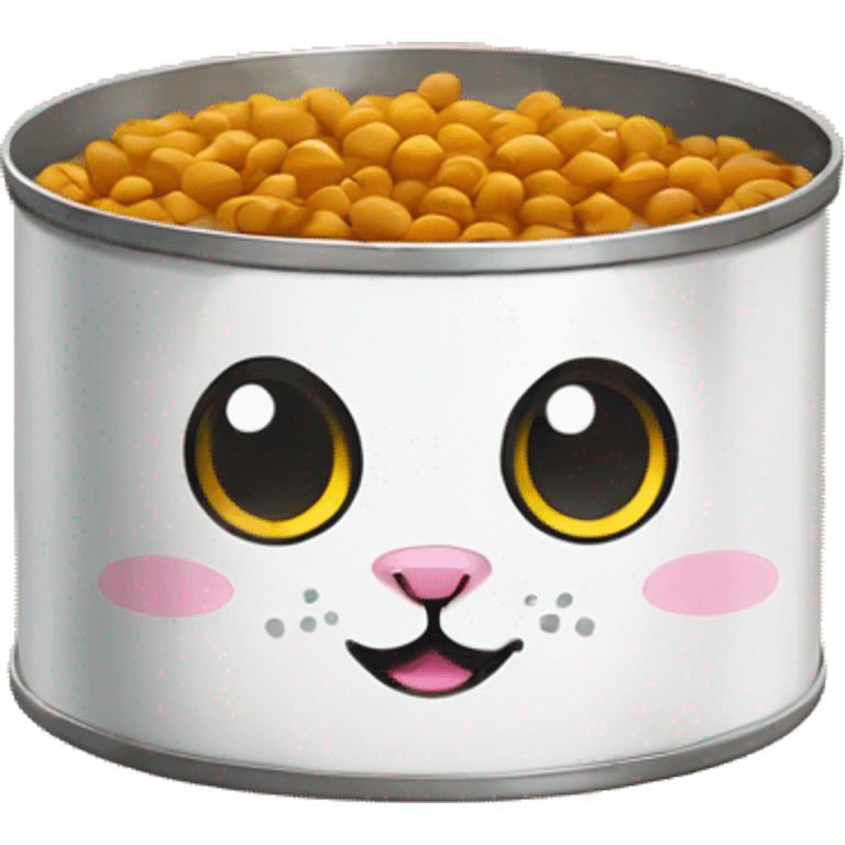 cat food can with Thunfish emoji