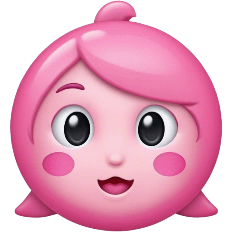 Pink cute emoji