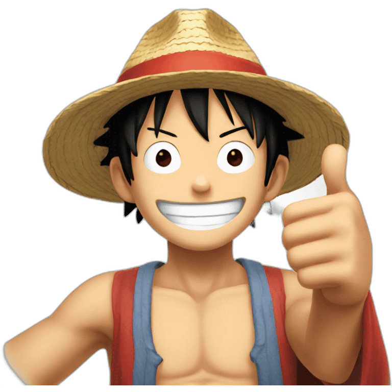 thumbs up luffy emoji