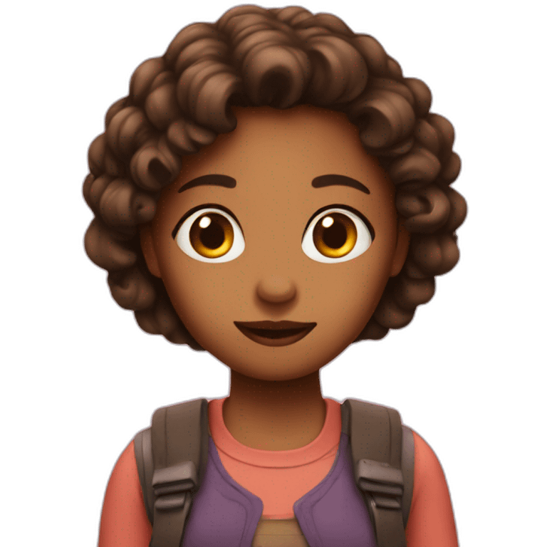 Girl in a movie emoji