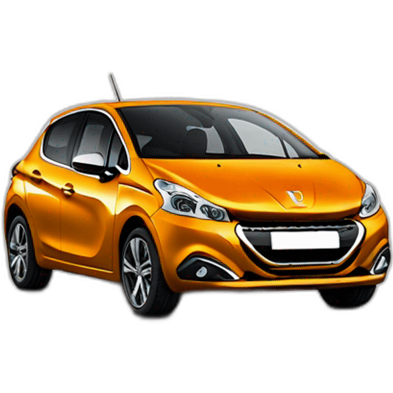 A peugeot 208 emoji