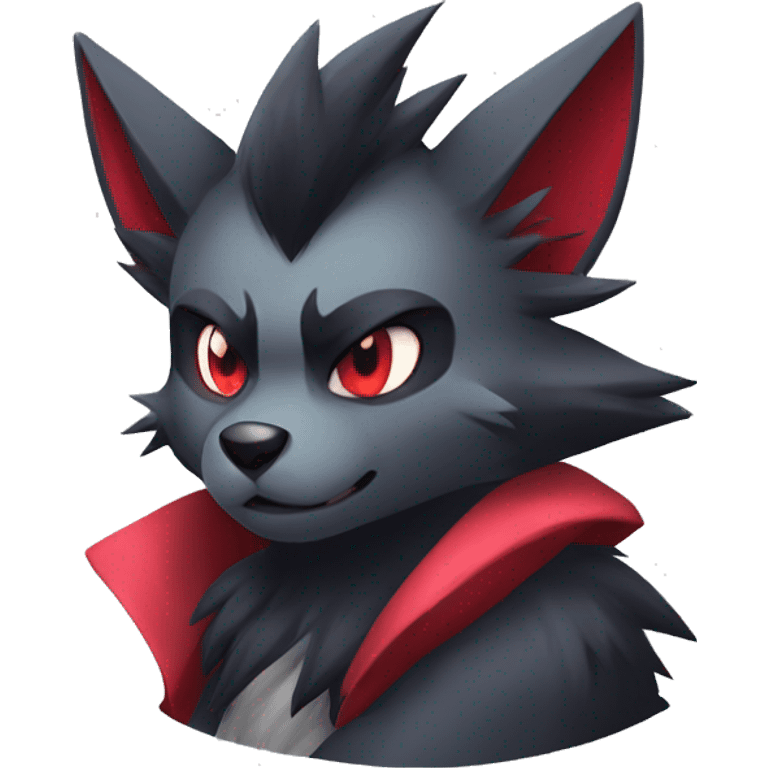 Cool Edgy Zorua-Zoroark-Mightyena emoji