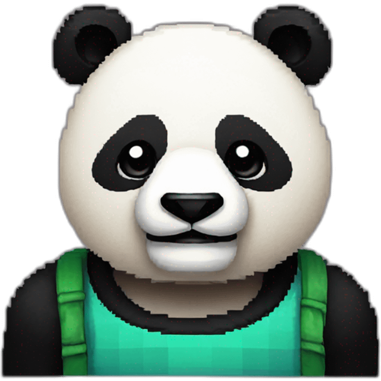 8-bit panda emoji