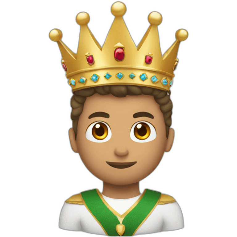 Ronaldo with crown  emoji