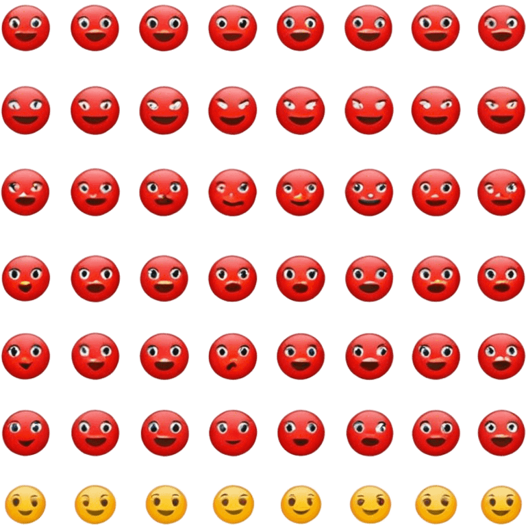 Emojis rojos emoji