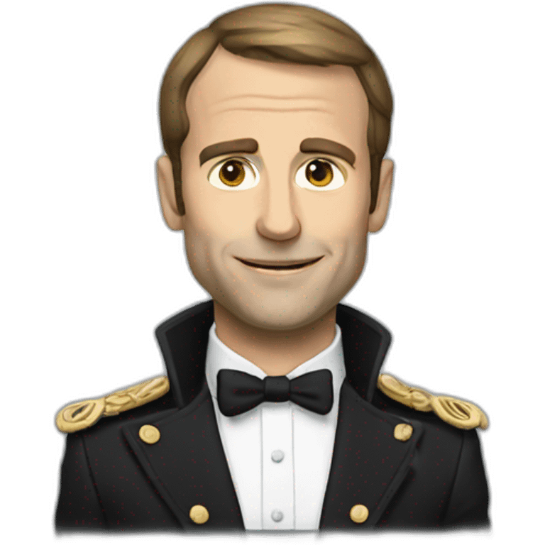 Macron hi emoji