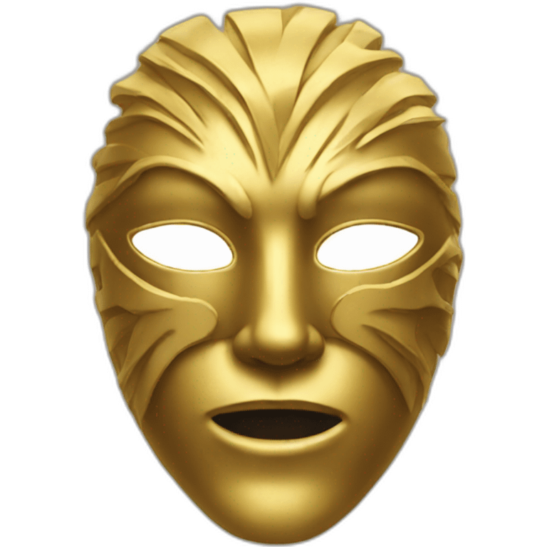 golden masked emoji