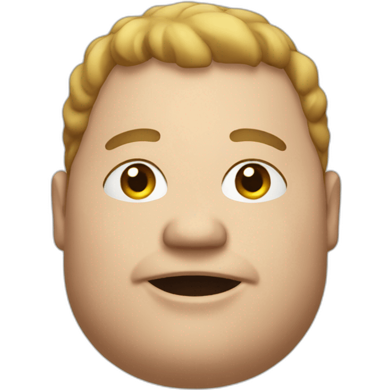 Chubby man emoji