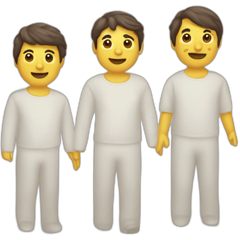 Dos manos la creación de Adán emoji