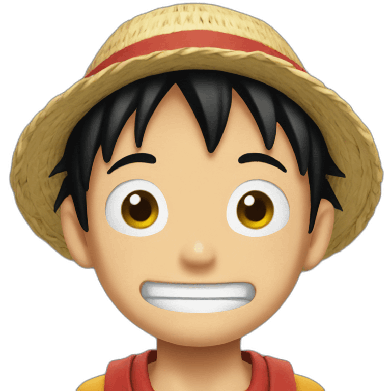 Luffy-face emoji