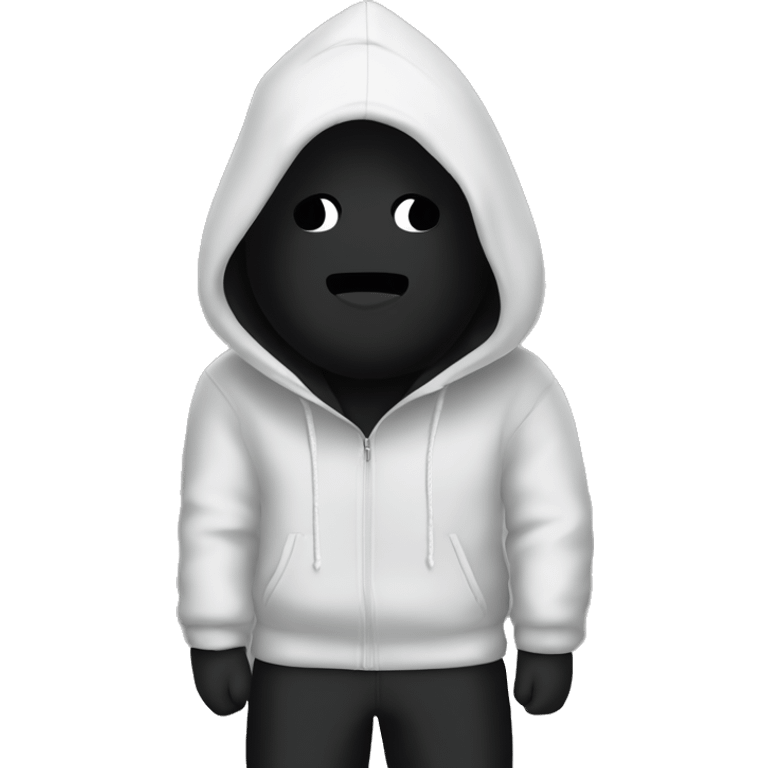 Cagoule noir home mtisse emoji