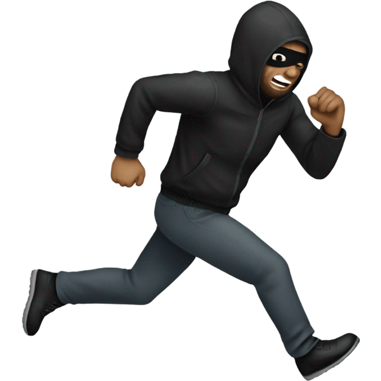 Robber running  emoji