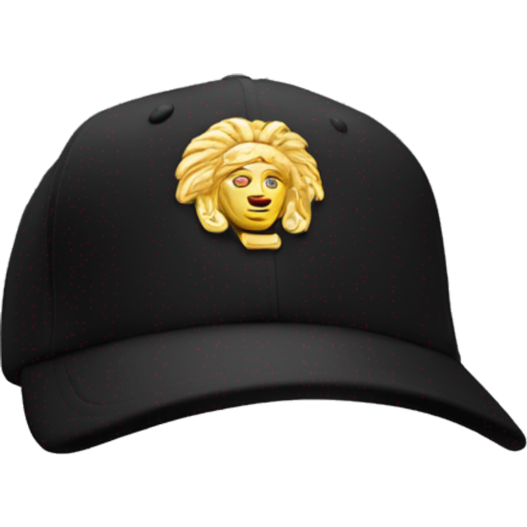 Black Versace cap  emoji