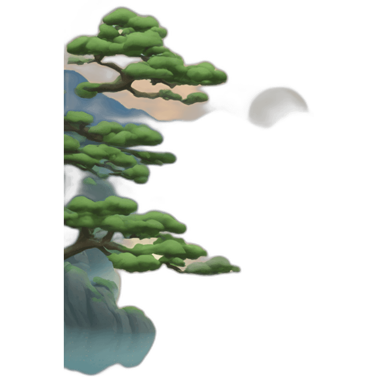 Paysage japonais entier emoji