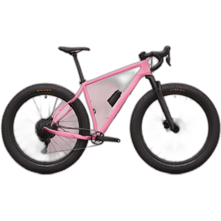 Bikepacking pink canyon bike emoji